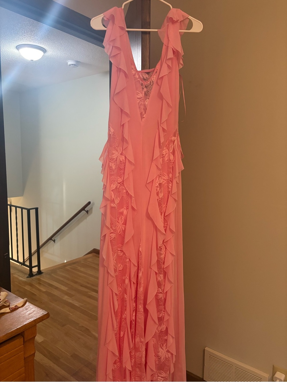 Anthropologie pink dress
